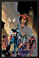 Avengers No.79 Group: Captain America-Lee Weeks-Lamina Framed Poster