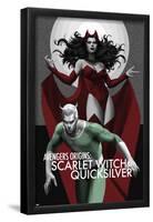 Avengers Origins: The Scarlet Witch & Quicksilver No.1 Cover-Marko Djurdjevic-Framed Poster