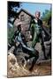 Avengers: The Childrens Crusade No.2: Quicksilver and Speed Standing-Jim Cheung-Mounted Poster