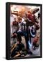 Avengers: The Childrens Crusade No.4: Captain America, Ms. Marvel, Iron Man, Spider-Man and Others-Jim Cheung-Framed Poster