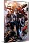 Avengers: The Childrens Crusade No.4: Captain America, Ms. Marvel, Iron Man, Spider-Man and Others-Jim Cheung-Mounted Poster