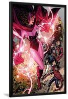 Avengers: The Childrens Crusade No.5: Scarlet Witch, Wiccan, Patriot, Ant-Man, Stature, and Others-Jim Cheung-Lamina Framed Poster