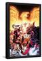 Avengers vs X-Men No.2: Iron Man, Magneto, Thor, and Hope Summers-Jim Cheung-Framed Poster