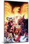 Avengers vs X-Men No.2: Iron Man, Magneto, Thor, and Hope Summers-Jim Cheung-Mounted Poster