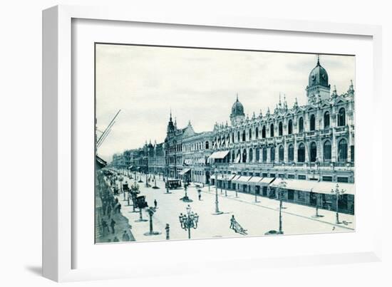 Avenida Central, Rio De Janeiro, Brazil, C1900s-null-Framed Giclee Print