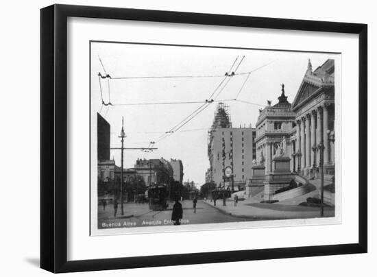 Avenida Entre Rios, Buenos Aires, Argentina, C1900s-null-Framed Giclee Print