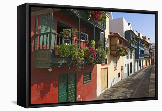 Avenida Maritima in Santa Cruz De La Palma, La Palma, Canaries, Spain-Katja Kreder-Framed Stretched Canvas