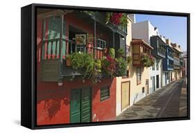 Avenida Maritima in Santa Cruz De La Palma, La Palma, Canaries, Spain-Katja Kreder-Framed Stretched Canvas