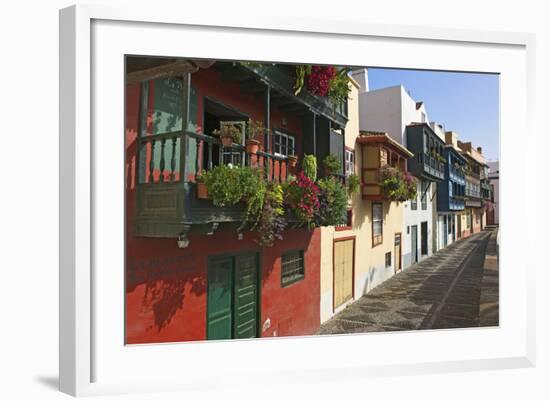 Avenida Maritima in Santa Cruz De La Palma, La Palma, Canaries, Spain-Katja Kreder-Framed Photographic Print