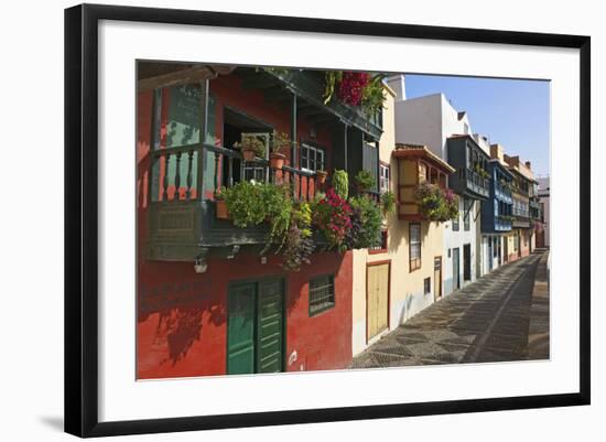 Avenida Maritima in Santa Cruz De La Palma, La Palma, Canaries, Spain-Katja Kreder-Framed Photographic Print