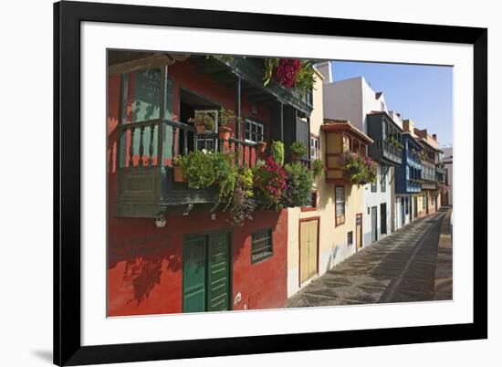 Avenida Maritima in Santa Cruz De La Palma, La Palma, Canaries, Spain-Katja Kreder-Framed Photographic Print