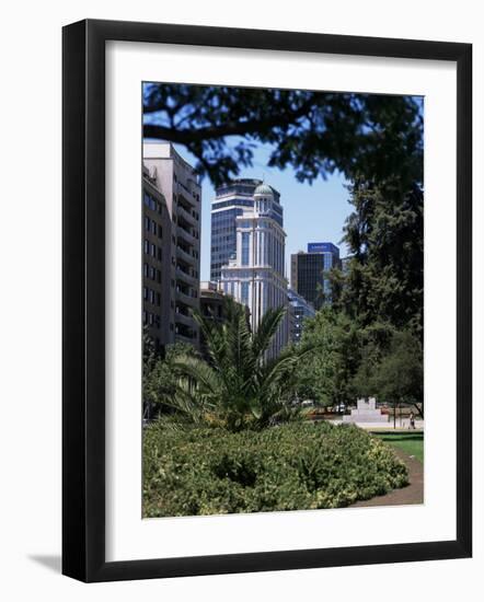 Avenida O'Higgins (Alameda), Santiago, Chile, South America-G Richardson-Framed Photographic Print