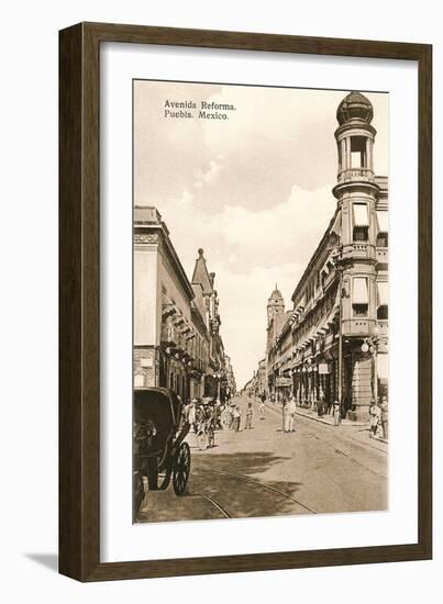 Avenida Reforma, Puebla-null-Framed Art Print