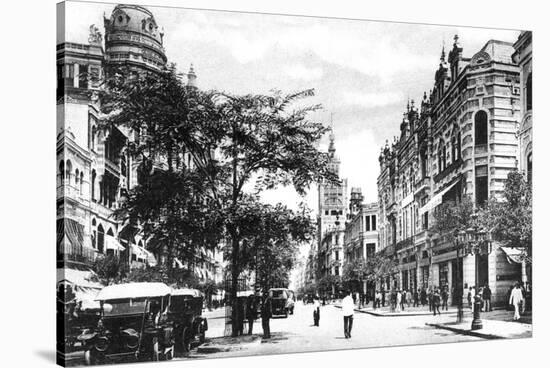 Avenida Rio Branco, Rio De Janeiro, Brail, C1920S-null-Stretched Canvas