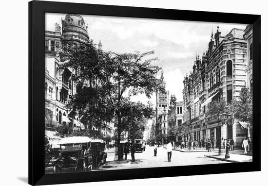 Avenida Rio Branco, Rio De Janeiro, Brail, C1920S-null-Framed Giclee Print