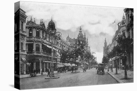 Avenida Rio Branco, Rio De Janeiro, Brazil, Early 20th Century-null-Stretched Canvas