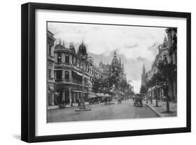 Avenida Rio Branco, Rio De Janeiro, Brazil, Early 20th Century-null-Framed Giclee Print