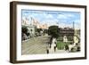 Avenida Saenz Pena and Plaza Casanave, Callao, Peru, C1900s-null-Framed Giclee Print