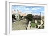 Avenida Saenz Pena and Plaza Casanave, Callao, Peru, C1900s-null-Framed Giclee Print