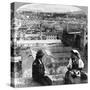 Aventine Hill and the Alban Hills, Rome, Italy-Underwood & Underwood-Stretched Canvas