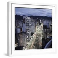 Avenue Alfonso Pena, Brazil-null-Framed Photographic Print