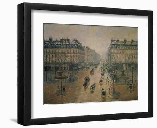 Avenue De L'Opera, Paris, 1898-Camille Pissarro-Framed Giclee Print