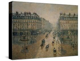 Avenue De L'Opera, Paris, 1898-Camille Pissarro-Stretched Canvas