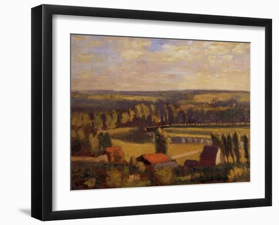 Avenue de la Breaule, Dieppe-Spencer Frederick Gore-Framed Giclee Print