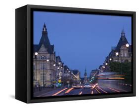 Avenue De La Liberte, Luxembourg City, Luxembourg-Walter Bibikow-Framed Stretched Canvas