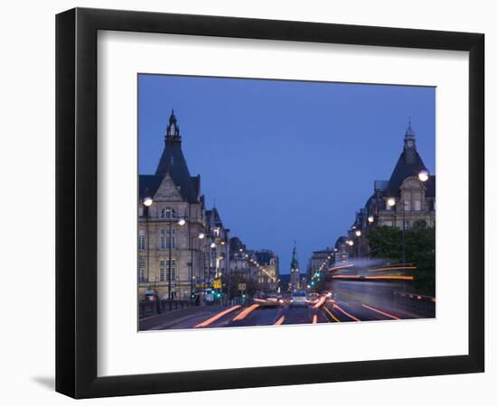 Avenue De La Liberte, Luxembourg City, Luxembourg-Walter Bibikow-Framed Photographic Print