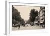 Avenue De Wagram with a Morris Column and Arc De Triomphe, Paris, 1895 (B/W Photo)-French Photographer-Framed Giclee Print