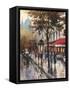 Avenue Des Champs-Elysees 1-Brent Heighton-Framed Stretched Canvas