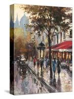 Avenue Des Champs-Elysees 1-Brent Heighton-Stretched Canvas