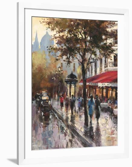 Avenue Des Champs-Elysees 1-Brent Heighton-Framed Art Print