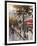 Avenue Des Champs-Elysees 1-Brent Heighton-Framed Art Print