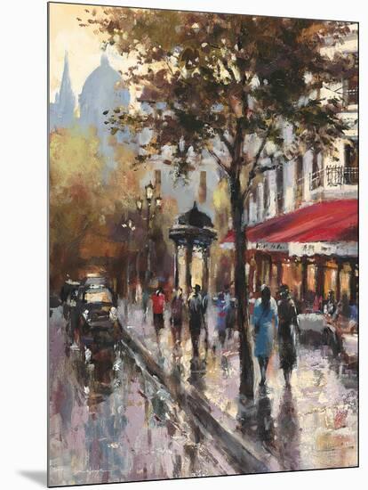 Avenue Des Champs-Elysees 1-Brent Heighton-Mounted Art Print