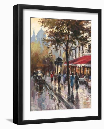 Avenue Des Champs-Elysees 1-Brent Heighton-Framed Art Print