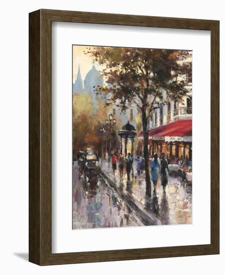 Avenue Des Champs-Elysees 1-Brent Heighton-Framed Art Print