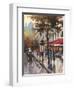 Avenue Des Champs-Elysees 1-Brent Heighton-Framed Art Print