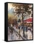 Avenue Des Champs-Elysees 1-Brent Heighton-Framed Stretched Canvas