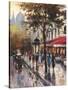 Avenue des Champs-Elysees 1-Brent Heighton-Stretched Canvas