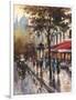 Avenue des Champs-Elysees 1-Brent Heighton-Framed Art Print