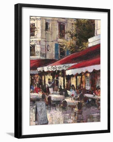 Avenue Des Champs-Elysees 2-Brent Heighton-Framed Art Print