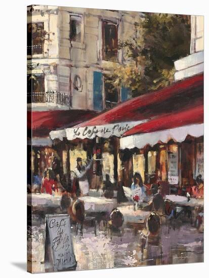Avenue Des Champs-Elysees 2-Brent Heighton-Stretched Canvas
