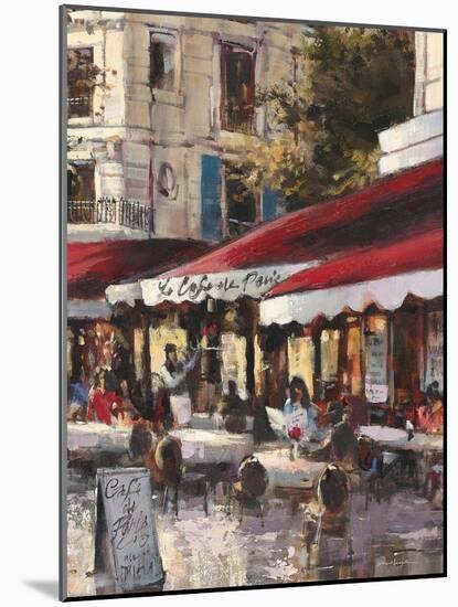 Avenue Des Champs-Elysees 2-Brent Heighton-Mounted Art Print