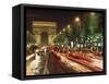 Avenue Des Champs Elysees and the Arc De Triomphe, Paris, France-Alain Evrard-Framed Stretched Canvas