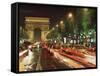 Avenue Des Champs Elysees and the Arc De Triomphe, Paris, France-Alain Evrard-Framed Stretched Canvas