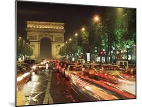 Avenue Des Champs Elysees and the Arc De Triomphe, Paris, France-Alain Evrard-Mounted Photographic Print