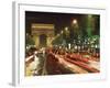 Avenue Des Champs Elysees and the Arc De Triomphe, Paris, France-Alain Evrard-Framed Photographic Print