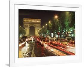 Avenue Des Champs Elysees and the Arc De Triomphe, Paris, France-Alain Evrard-Framed Photographic Print